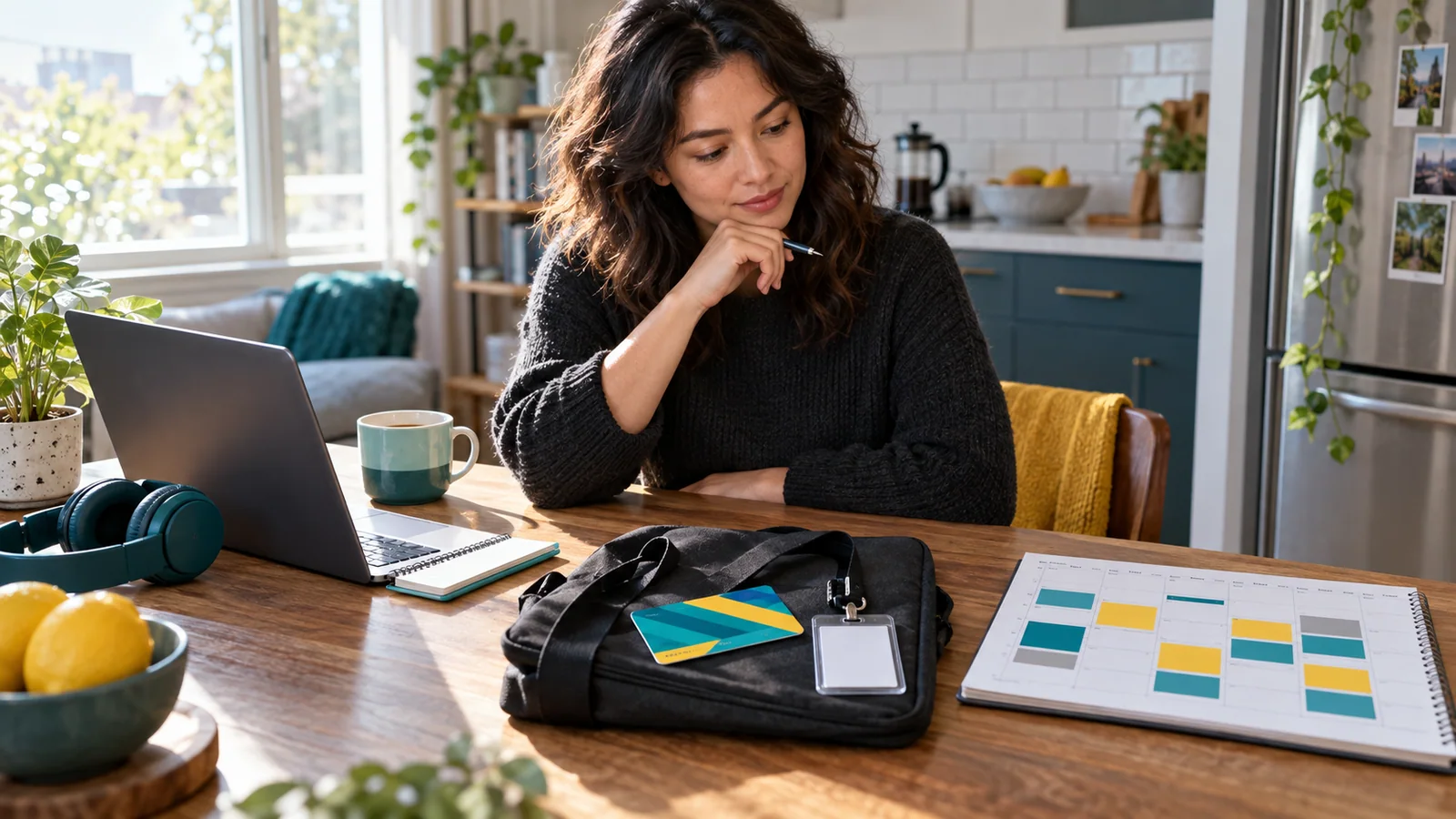 Candidate compares remote, hybrid, and on-site work patterns
